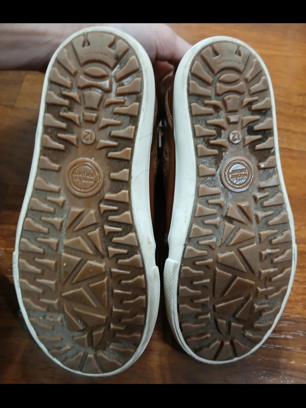 Wonder Nation Brown High-Top Boys Shoes - Picture 6 of 6